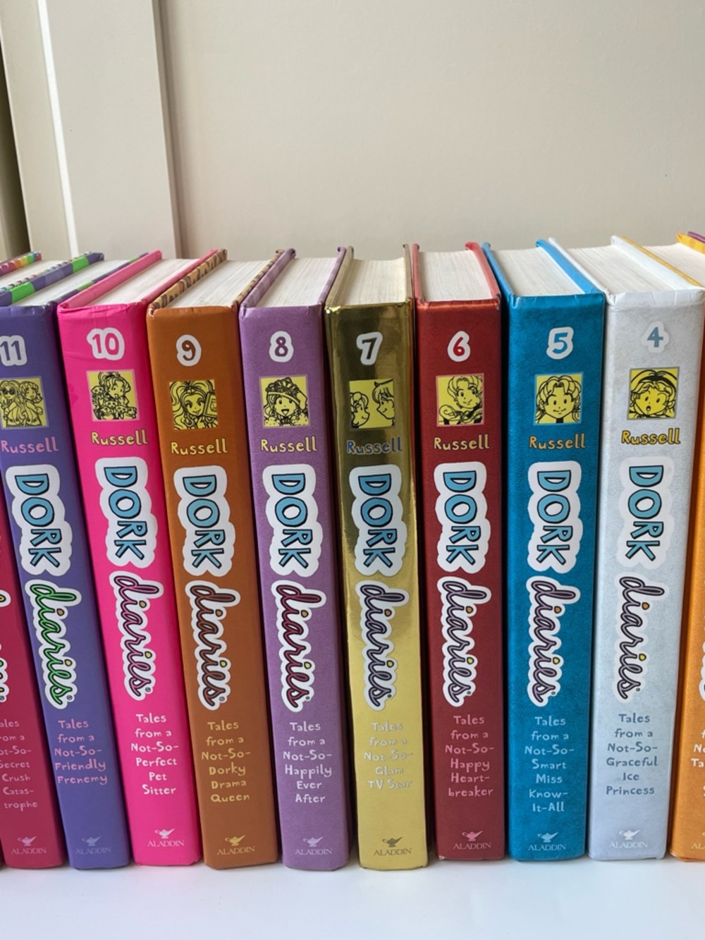 Dork Diaries Hardcover Book Set 1-14 - Colorful Collection (Multicolor)